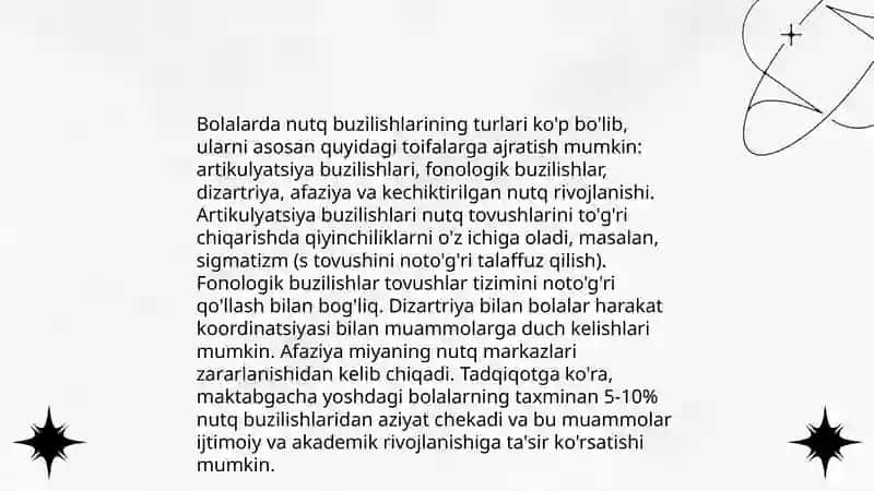 Maktabgacha yoshdagi nutqida kamchiligi bo'lgan bolalarning faoliyat xususiyatlari 4