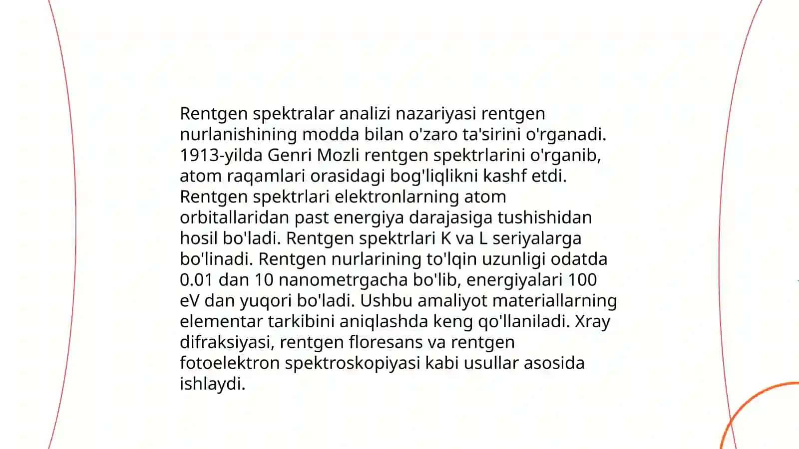 Rentgen spektrlar usullar 4