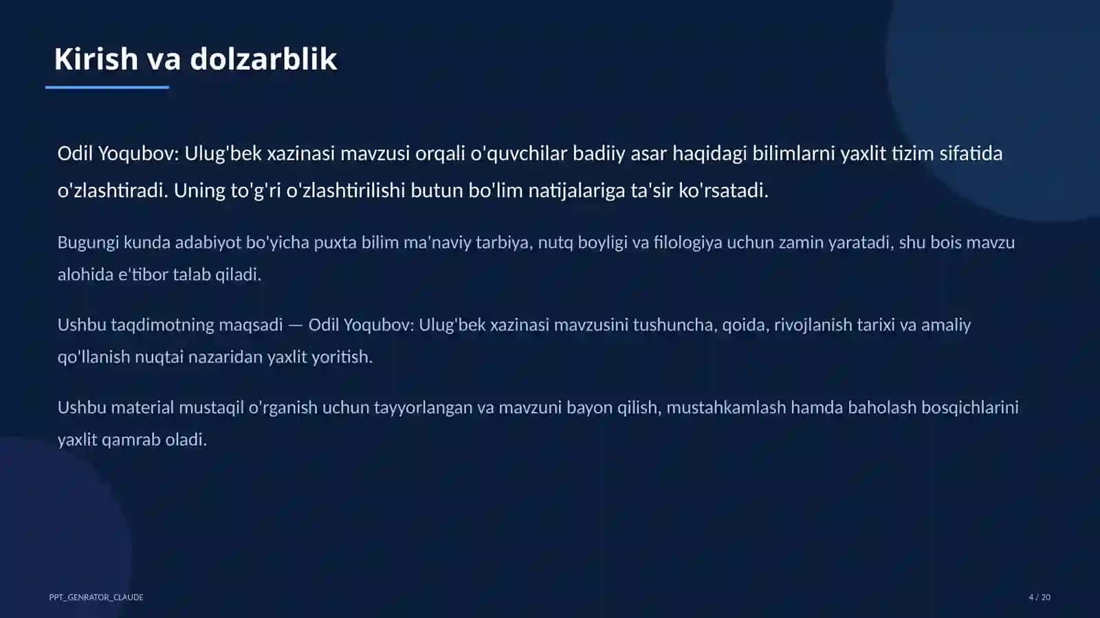Ulug'bek xazinasi (8-sinf) 4