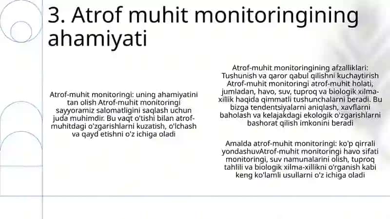 Ekologik Monitoring Va Uning Ahamiyati 4