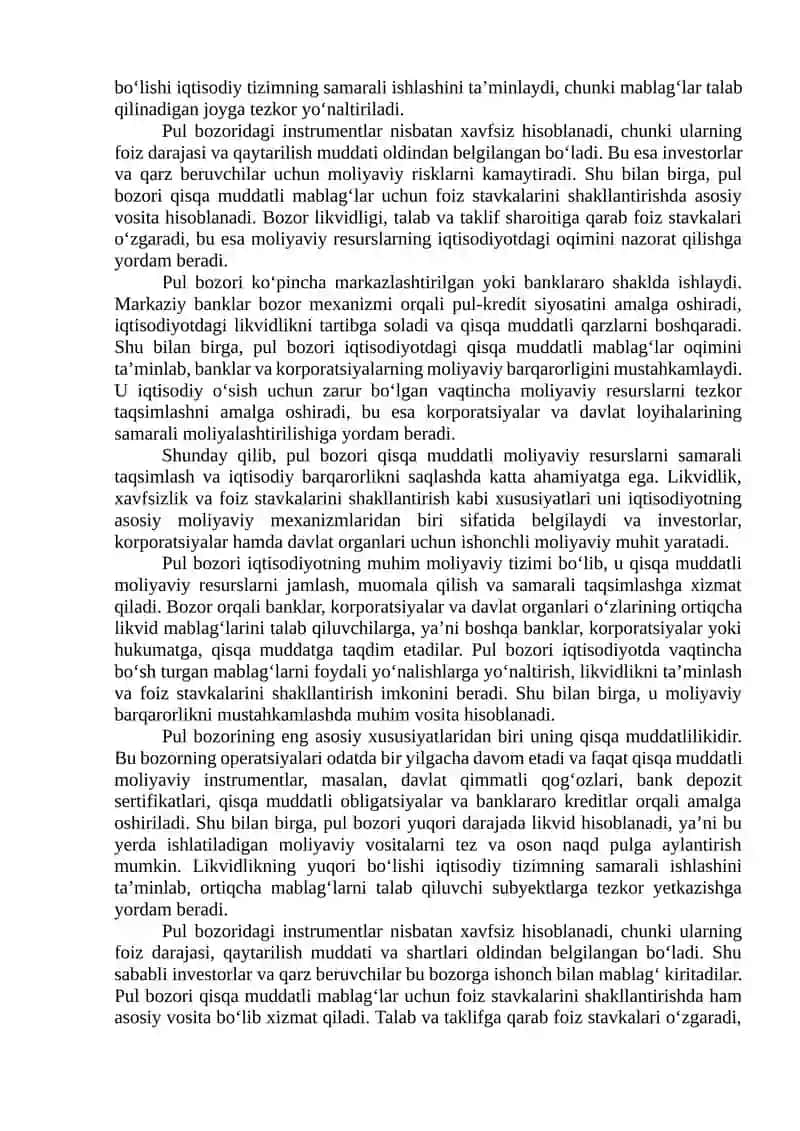 Pul bozori va kapital bozori 4