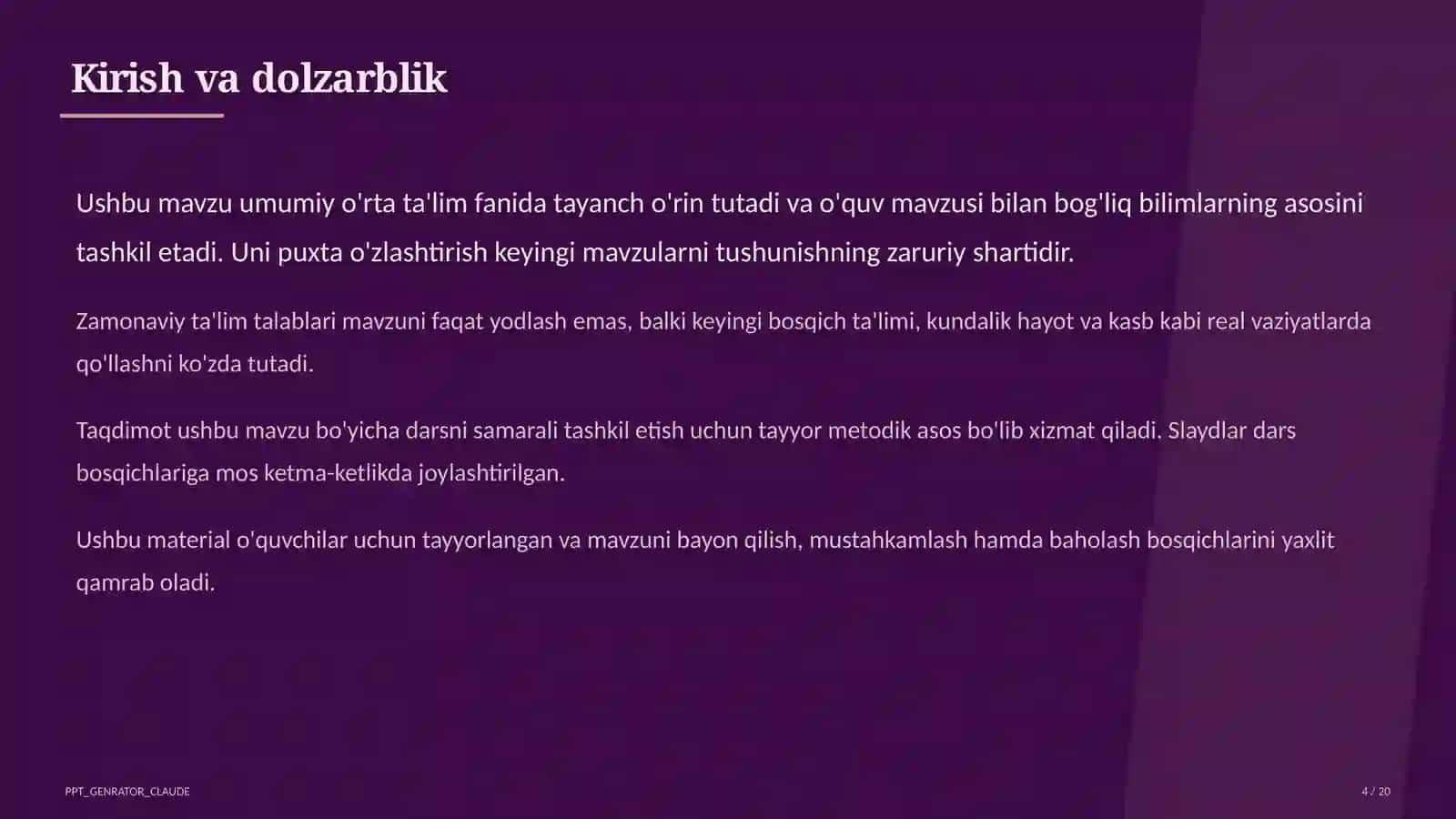 Funktsional savodxonlik: matematik, o'qish va tabiiy-ilmiy savodxonlikni har darsda rivojlantirish 4