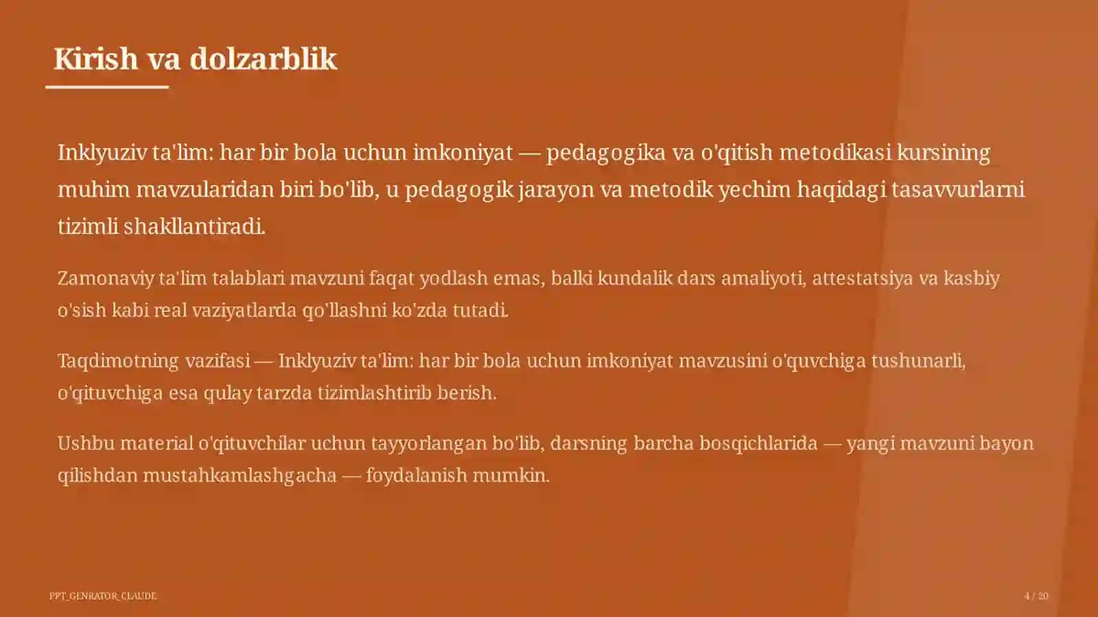 Inklyuziv ta'lim: har bir bola uchun imkoniyat 4