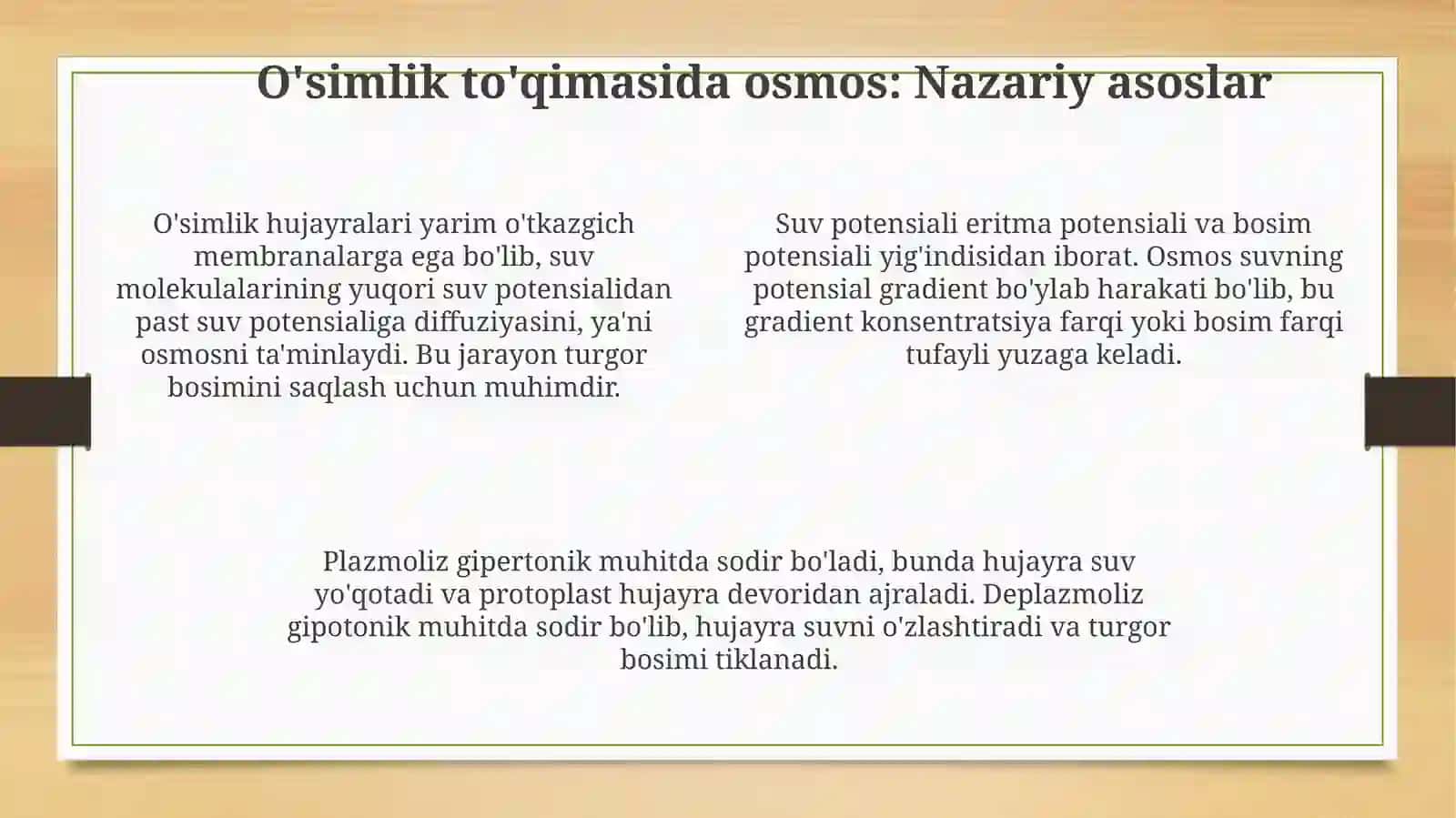 O'simliktóqimasidaosmotikhodisasinikuzatish 4