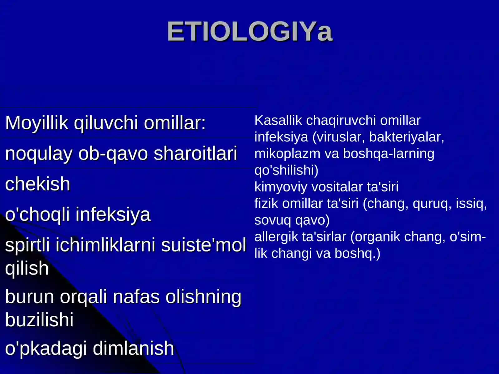 O`TKIRVASURUNKALI BRONXITLAR 4