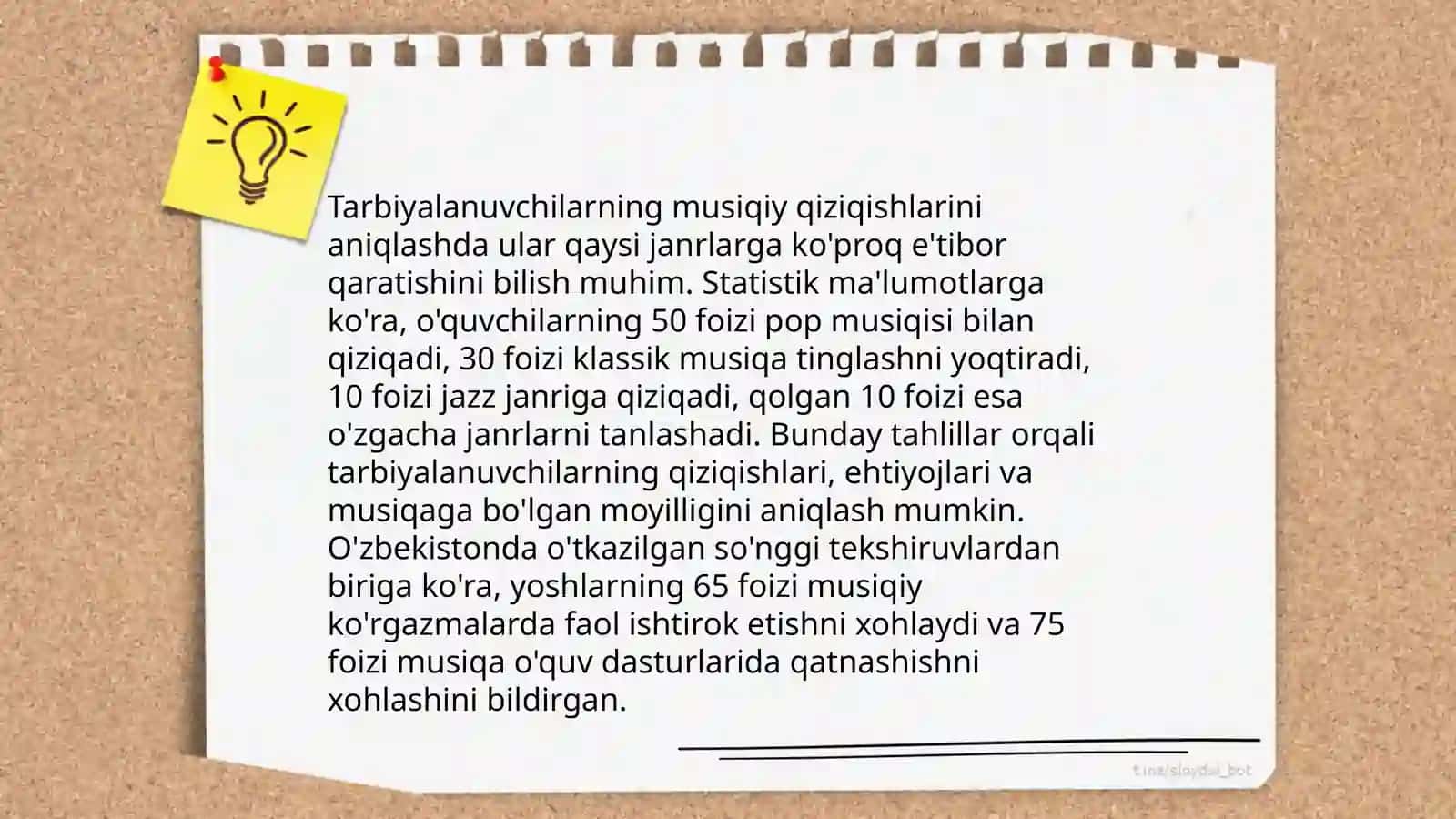 Musiqiy qobiliyatlarini shakillantirish va rivojlantirishga qaratilgan yillik oylik kunlik mashg'ulot rejas 4