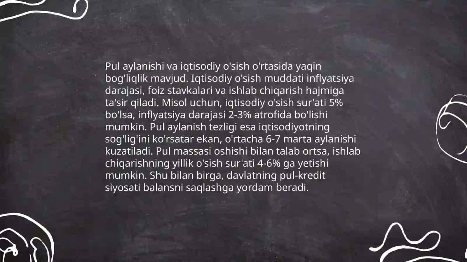 Pul aylanmasi 4