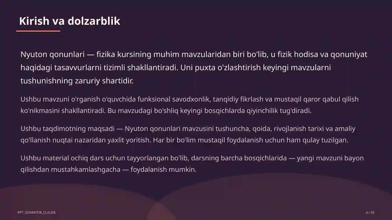 Nyuton qonunlari (9-sinf) 4