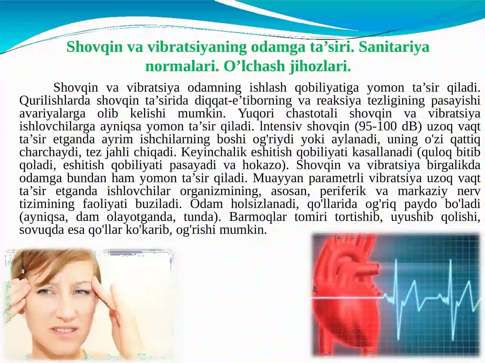 ISHLAB CHIQARISHDA SHOVQINNING INSONGA SALBIY TA’SIRI, HIMOYASI. 4