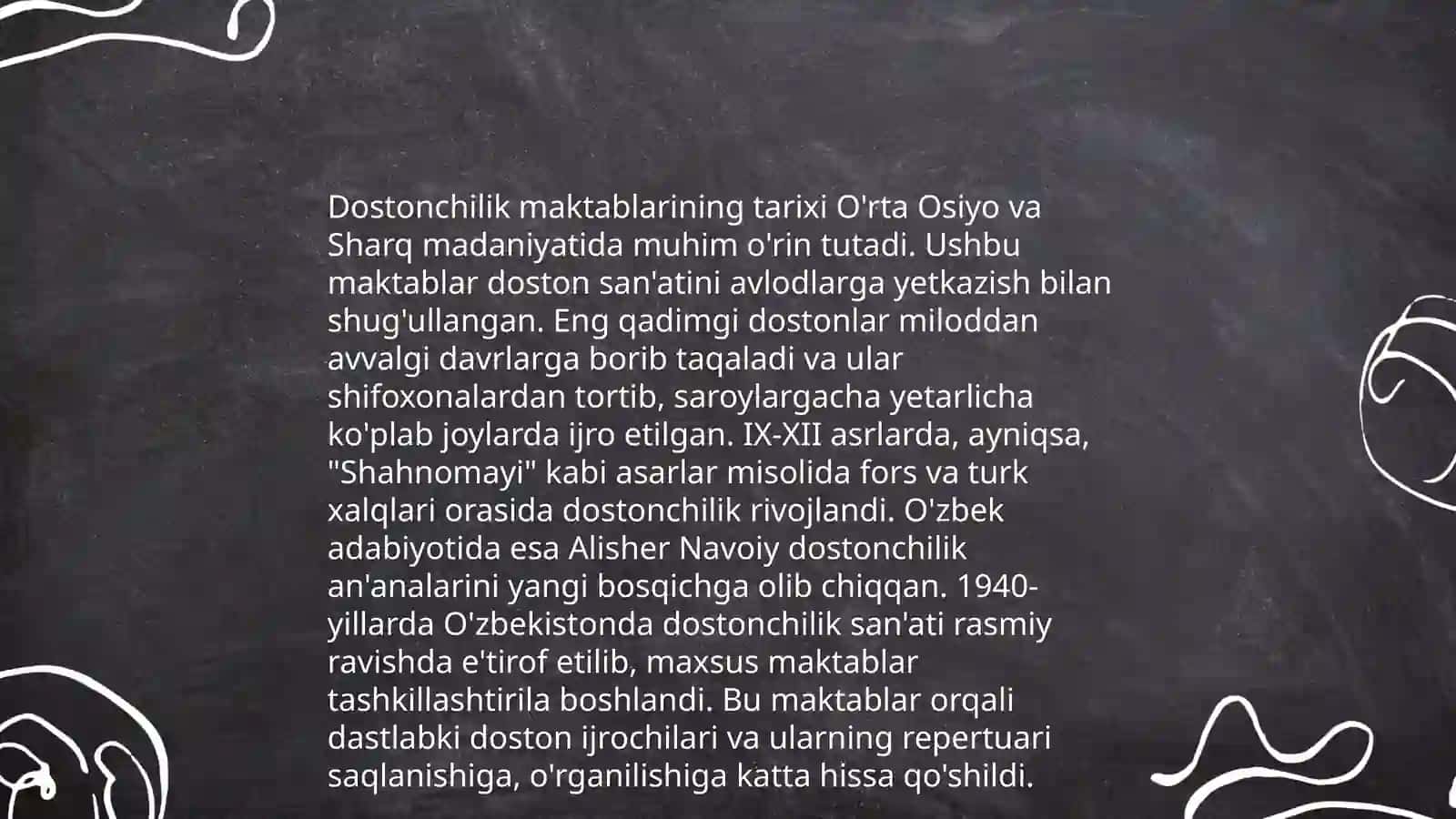 Dostonchilik maktablari 4