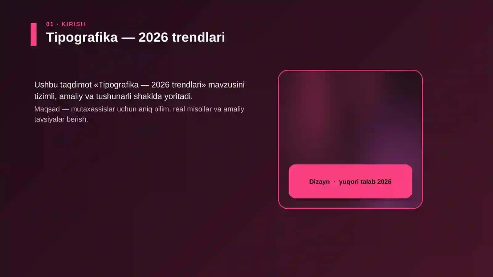 Tipografika — 2026 trendlari 4