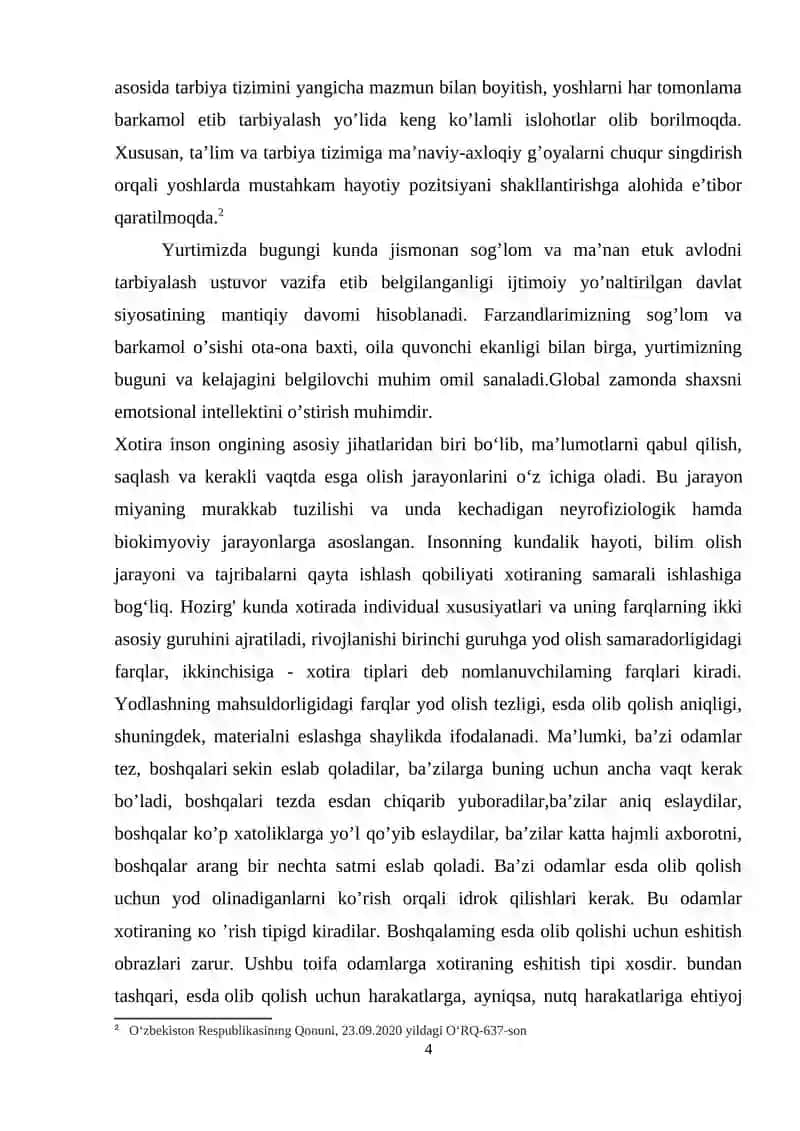 XOTIRANING NEYROFIZIOLOGIK ASOSLARI VA BIOXIMIK NAZARIYALARI 4