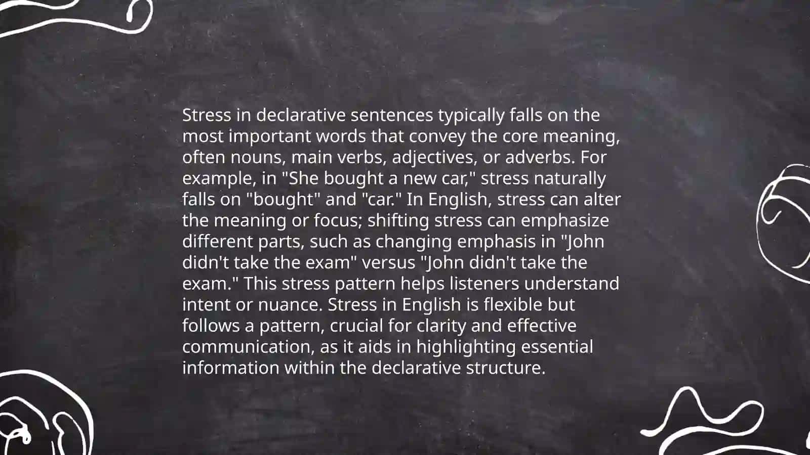 Sentence stress practice 4