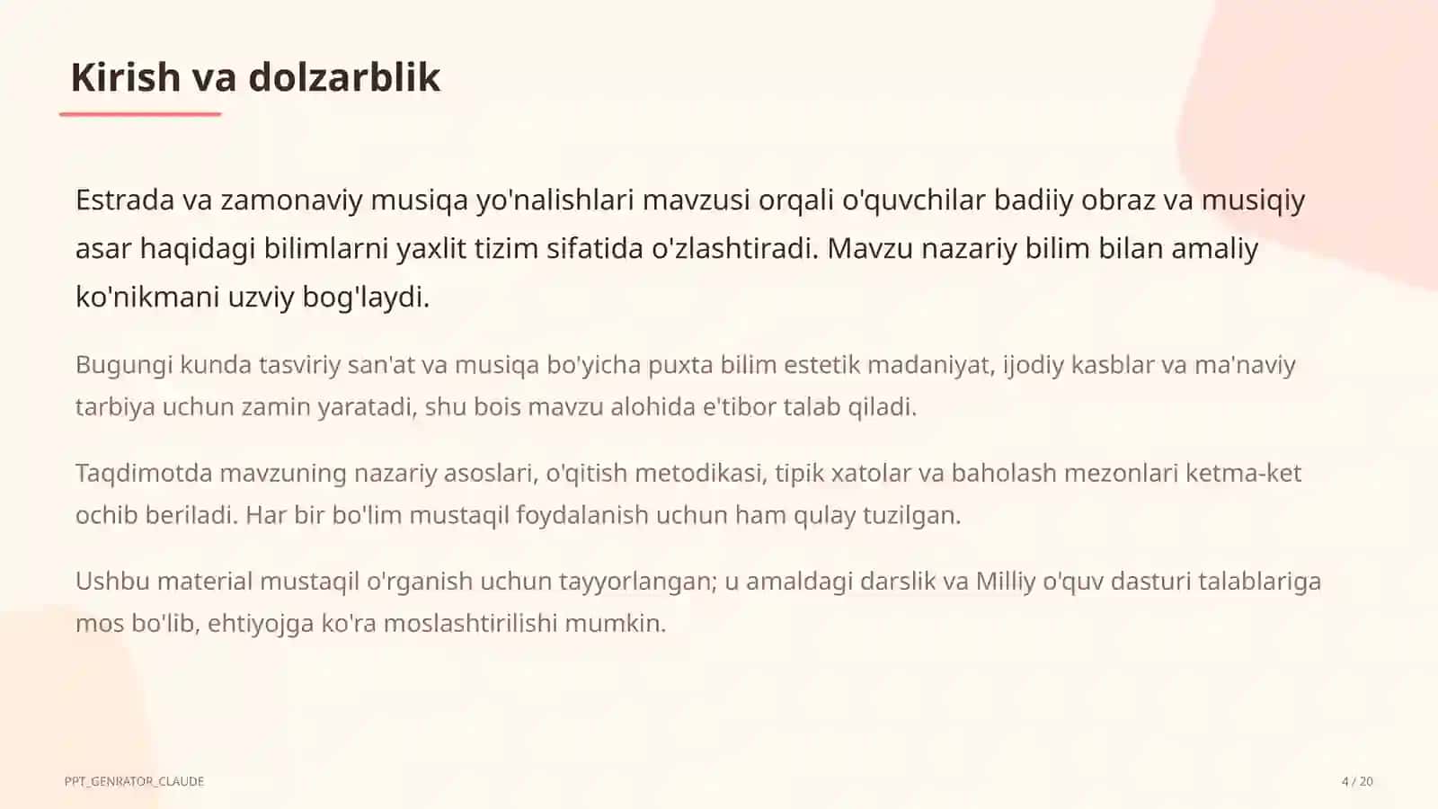 Tasviriy san'at va musiqa (1– 7) 4