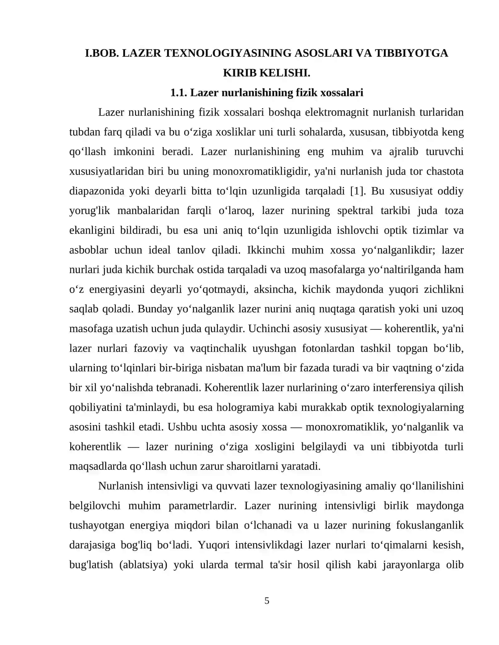 LAZERLARNING TIBBIYOTDAGI QOʻLLANILISHI 4