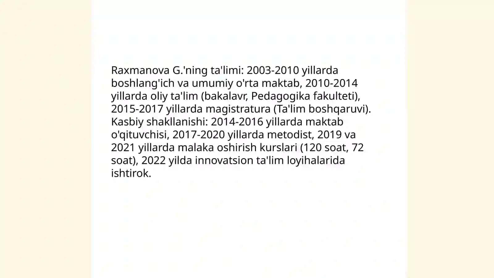 Raxmanova Guzal 4