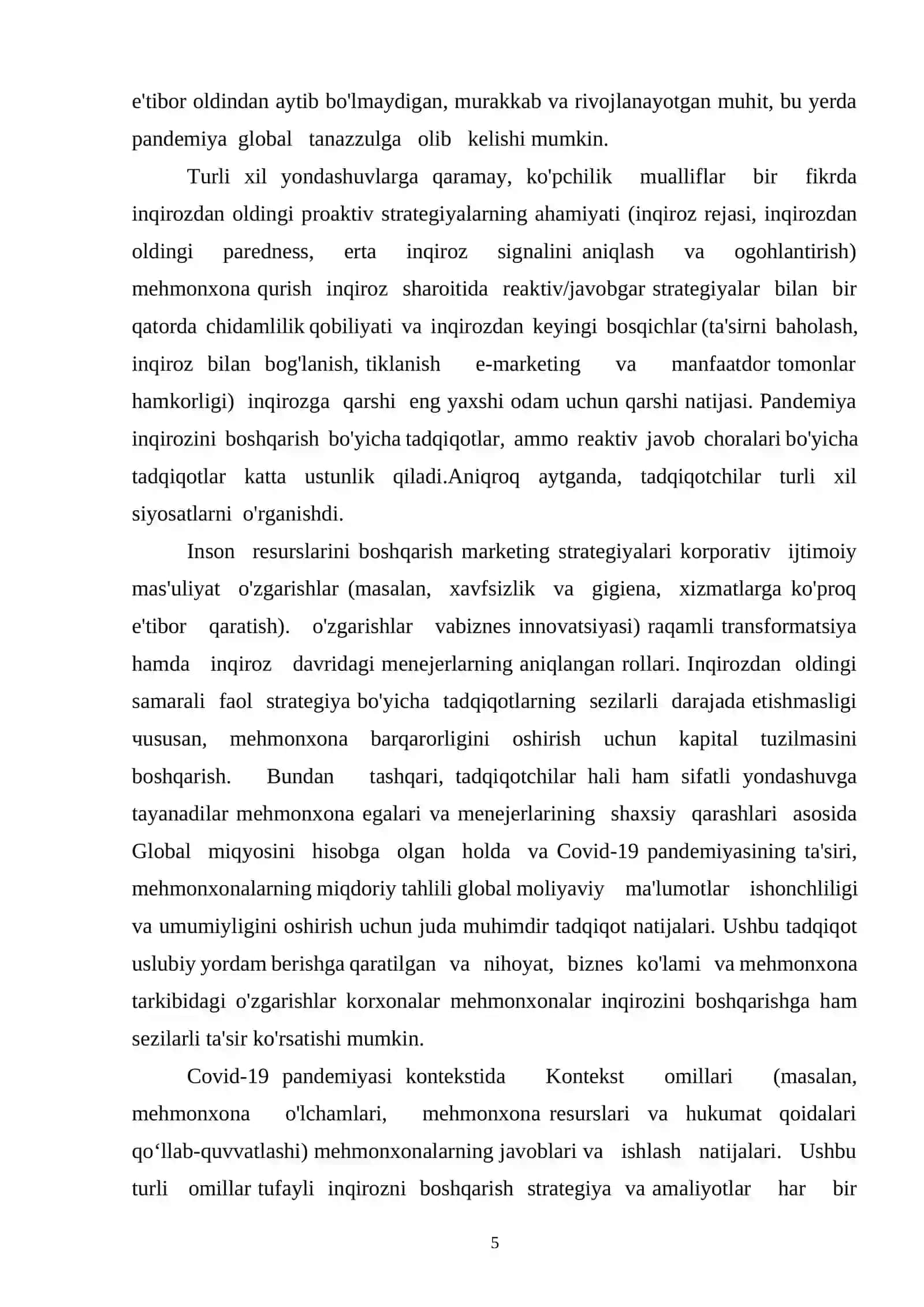 MEHMONXONANI STRATEGIK RIVOJLANTIRISHDA MENEJMENTNING ROLI 4