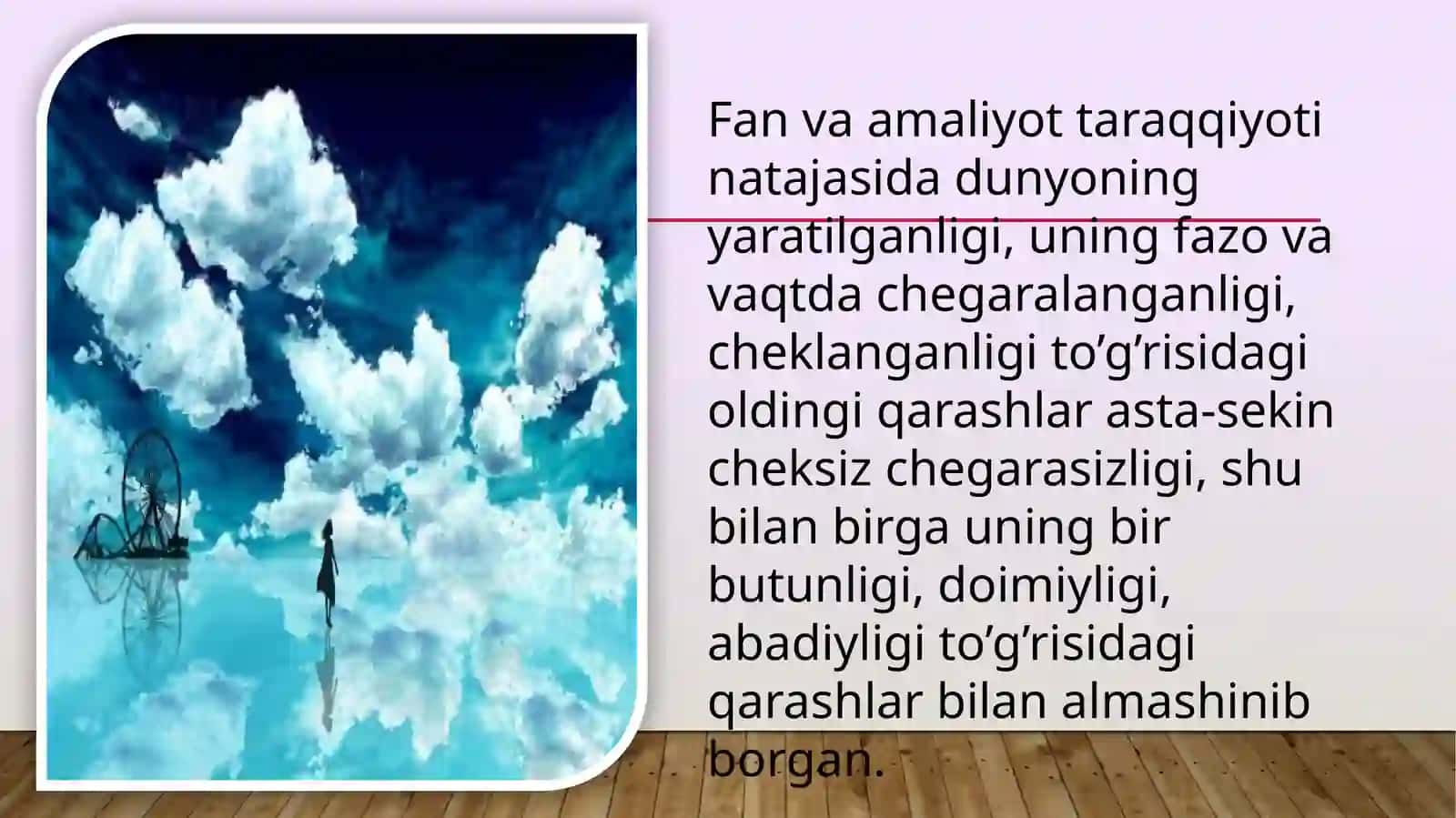 Borliqning asosiy turlari 4