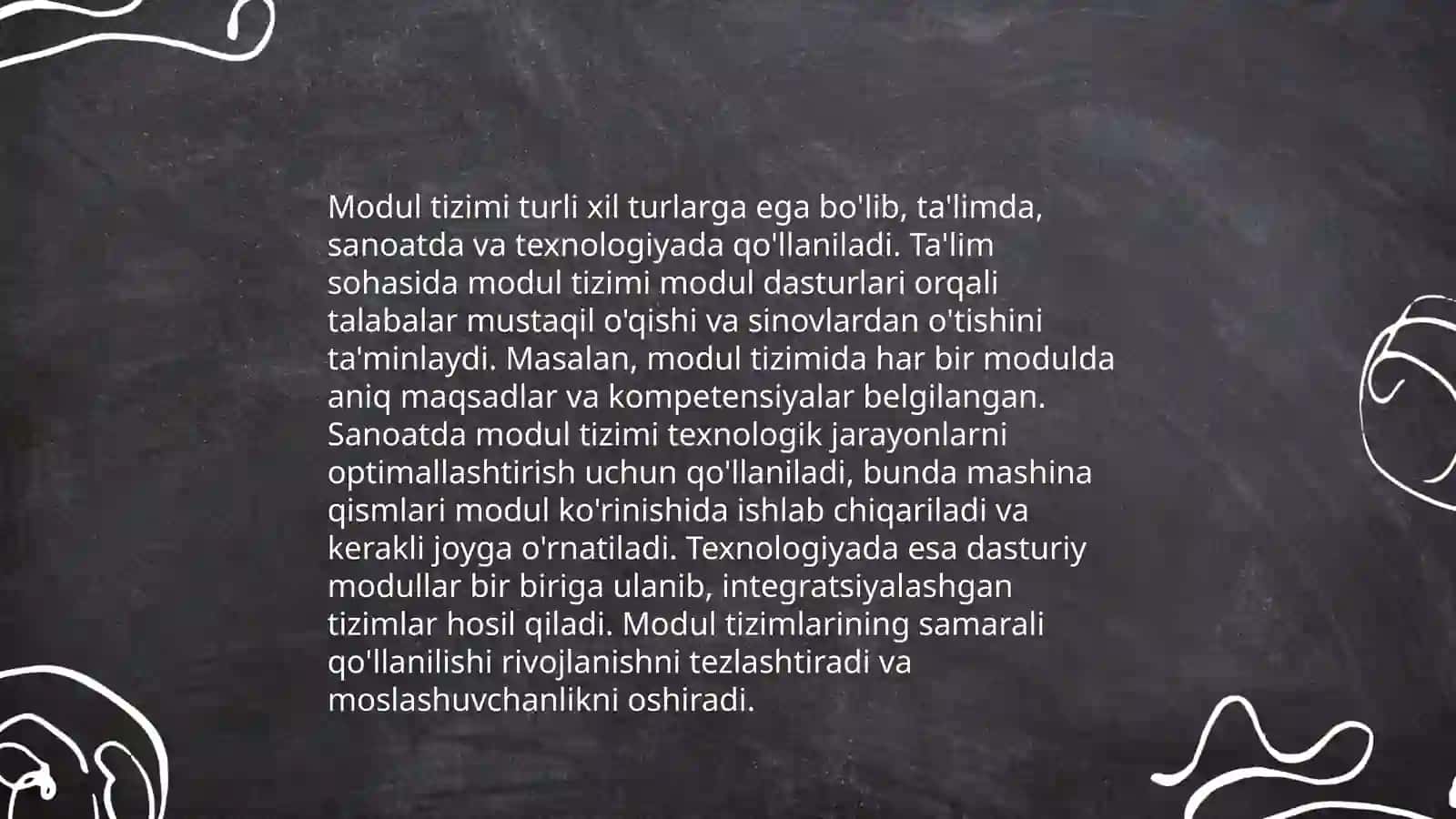 MODUL TIZIMI HAQIDA 4