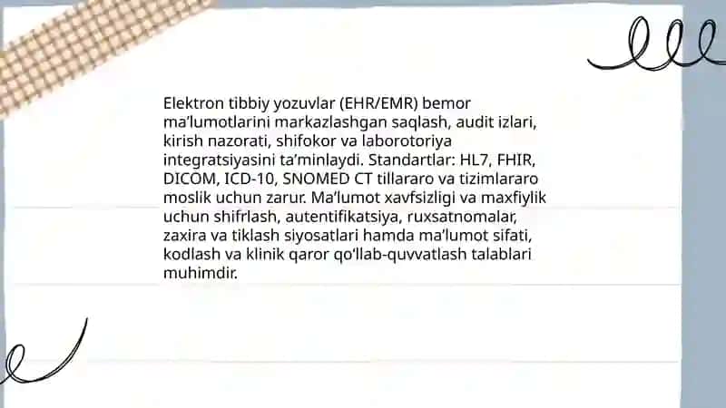 Elektron soģliqni saqlash kompleks axborat tizimi 4