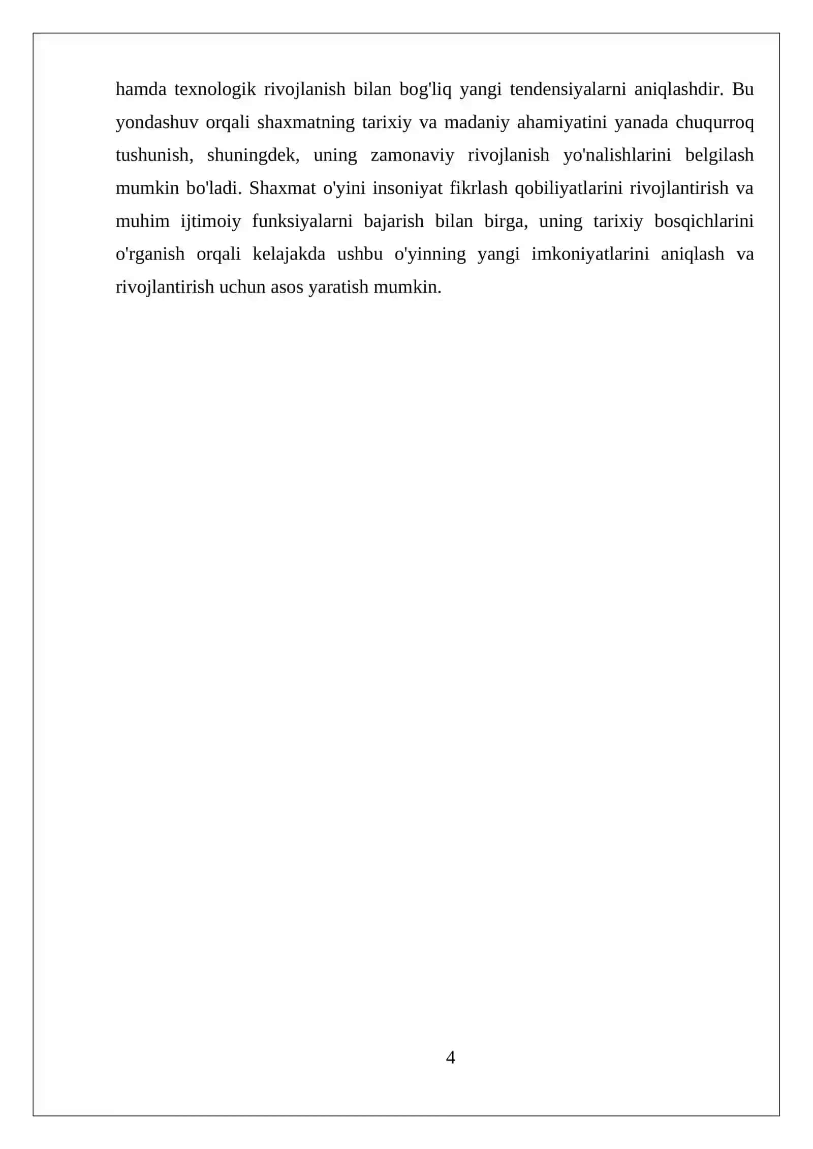 Shaxmat oyinining kelib chiqishi va rivojlanish tarixi 4