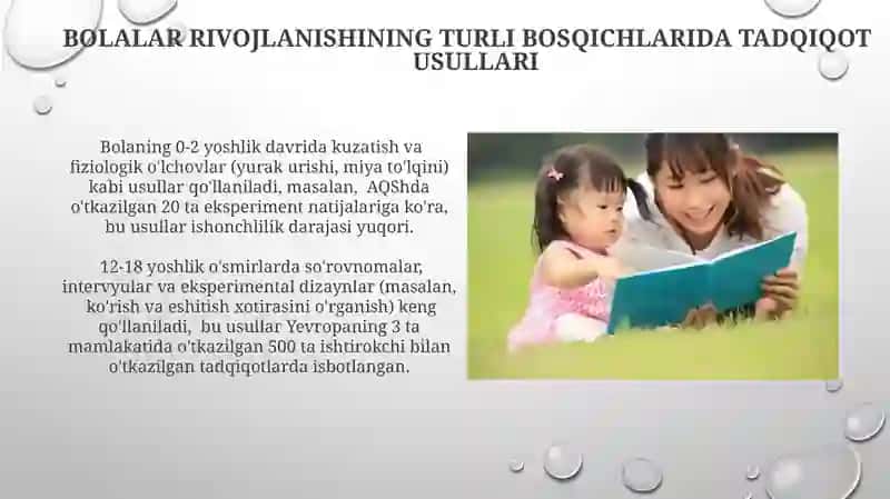 Bolalar psixologiyasi fanining ilmiy tadqiqot metodlari 4