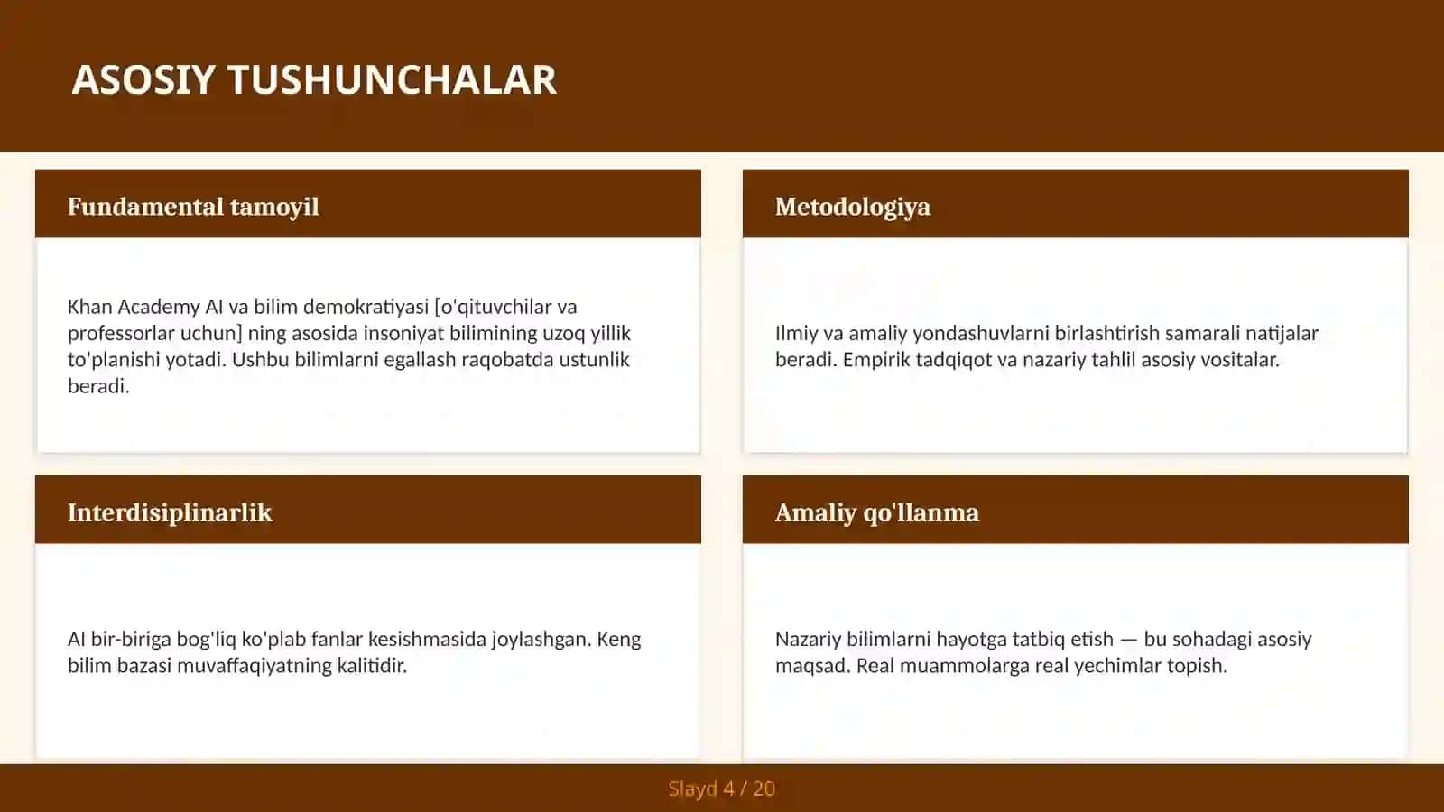 KHAN ACADEMY AI VA BILIM DEMOKRATIYASI [O'QITUVCHILAR VA PROFESSORLAR UCHUN] 4