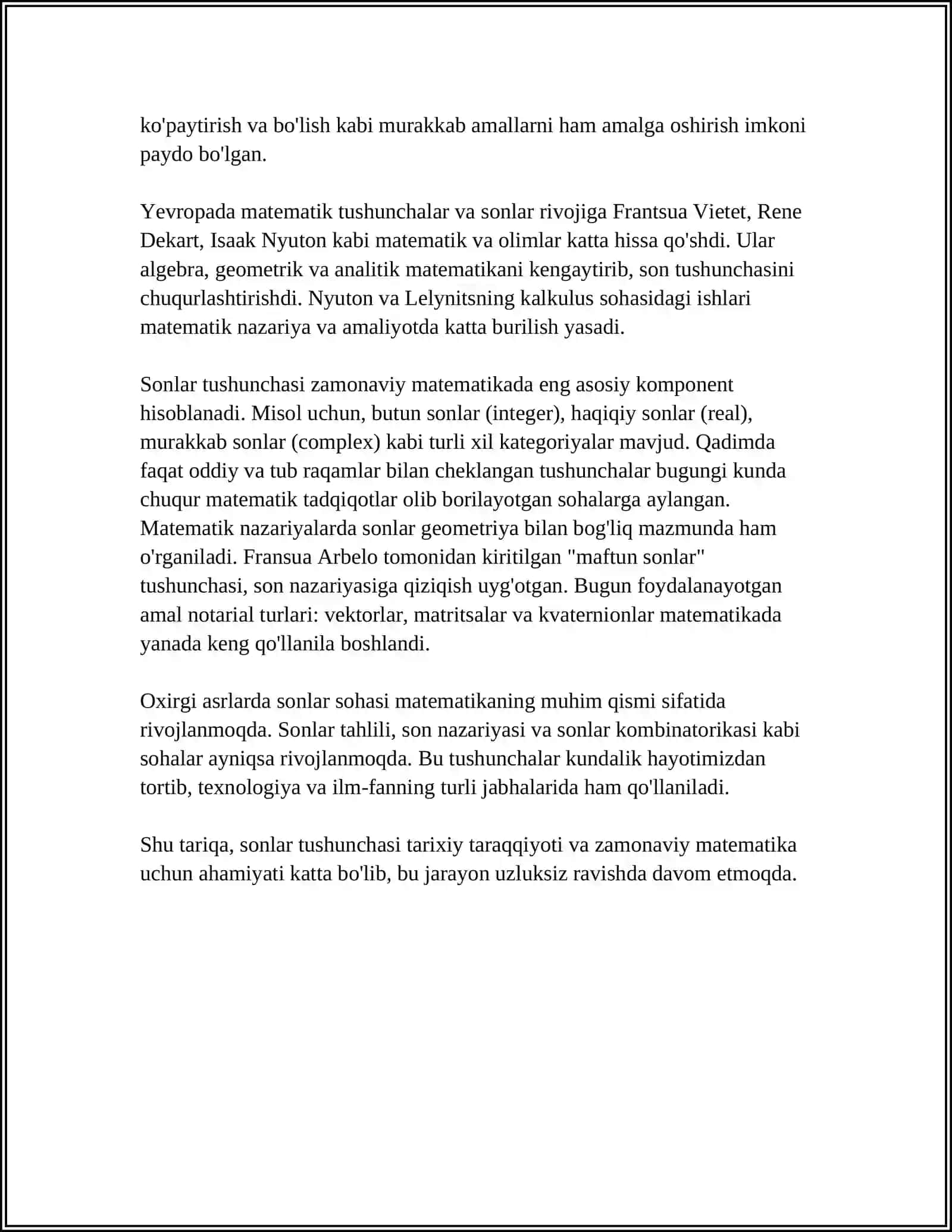 TAYANCH KOMPETENSIYALARNI MATEMATIKA FANI ORQALI O'QUVCHILARDA RIVOJNALTIRISH 4