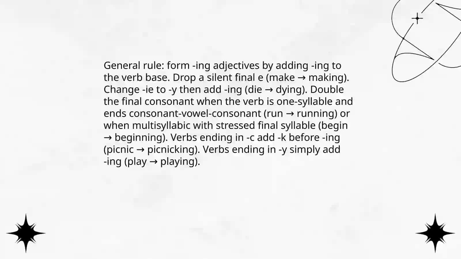 Adjectives ending in -ing and -ed |edverbs 4