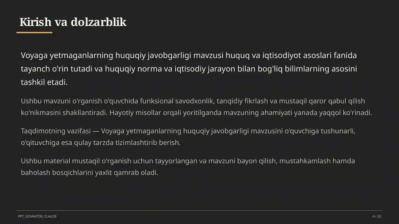 Huquq va iqtisodiyot asoslari (9–11) 4