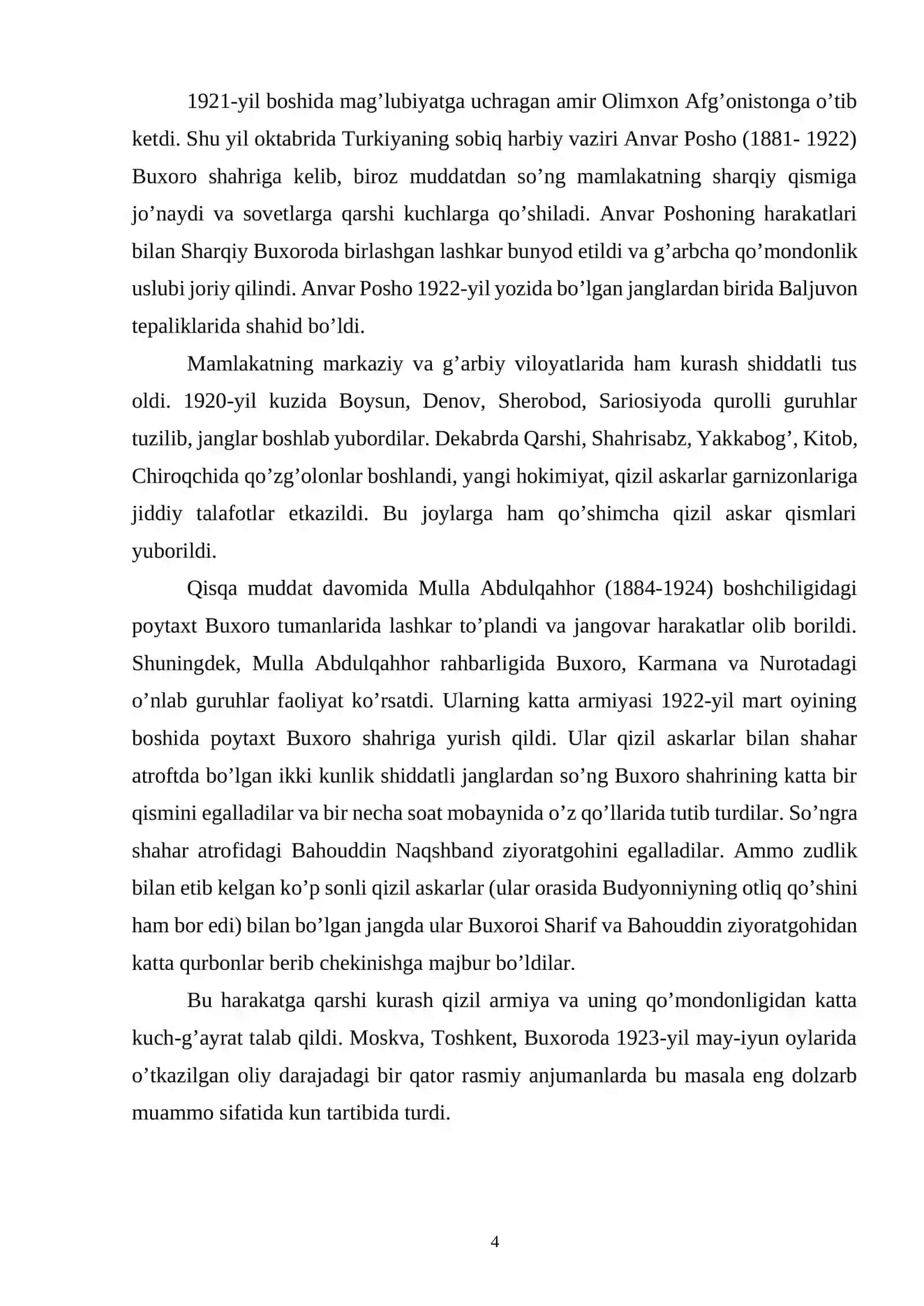 Buxoro va xorazmdagi sovet hokimyatiga qarwi qurolli harakatlar 4