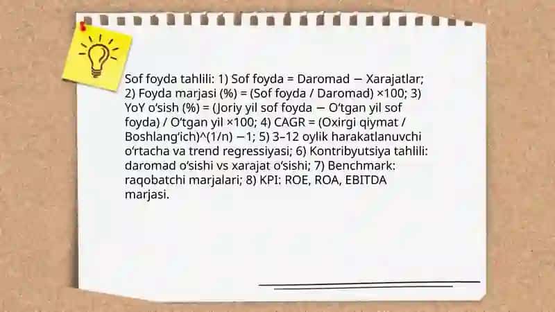 Daromad o‘sishining yilma-yil tahlili va tendensiyalari 4