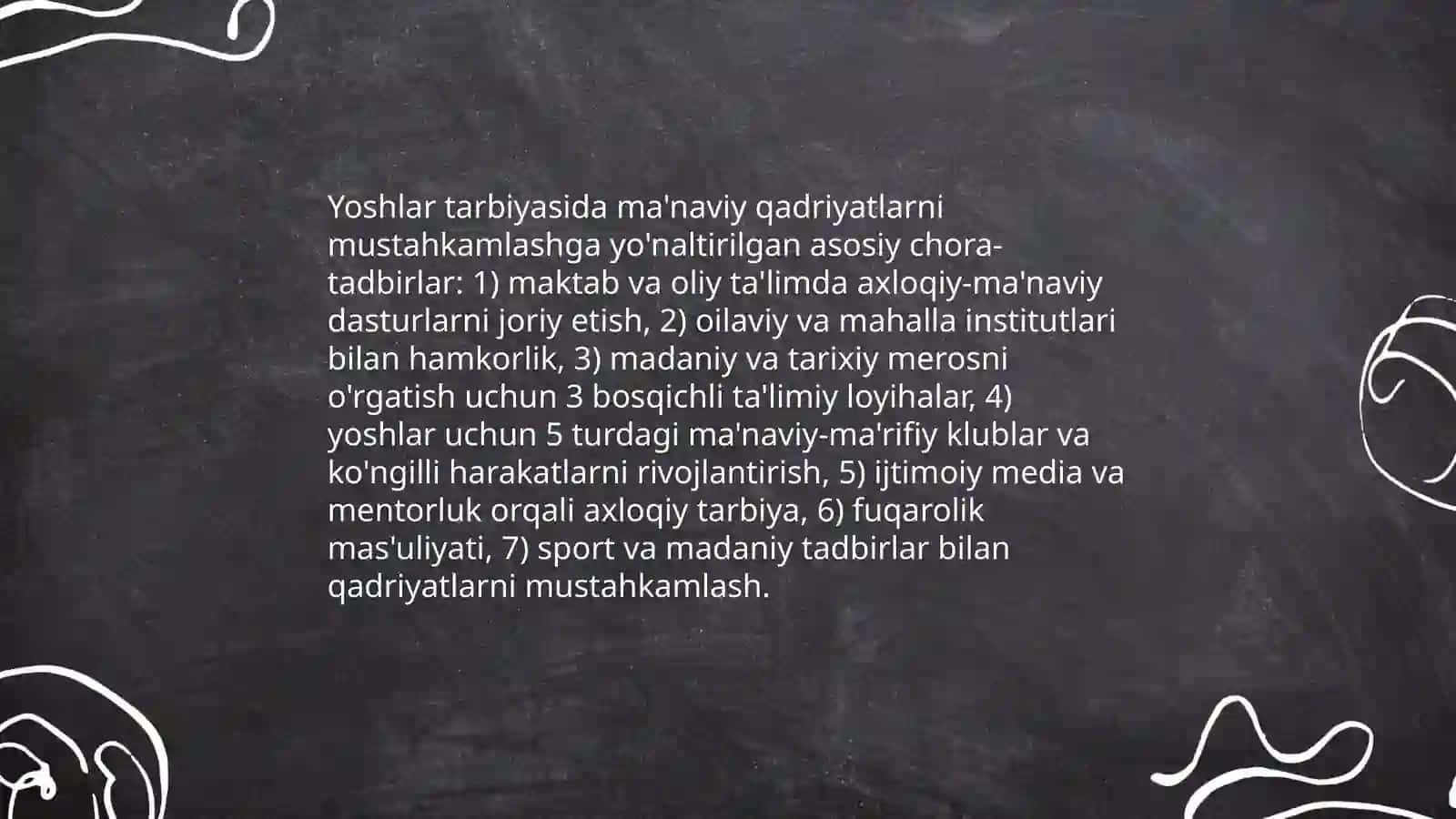 Yangi Oʼzbekistonda amalga oshirilayotgan maʼnaviy oʼzgarishlar 4