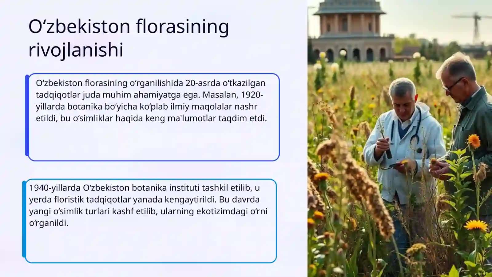 O‘zbekiston va Qoraqalpog‘iston florasining o‘rganilish tarixi 4
