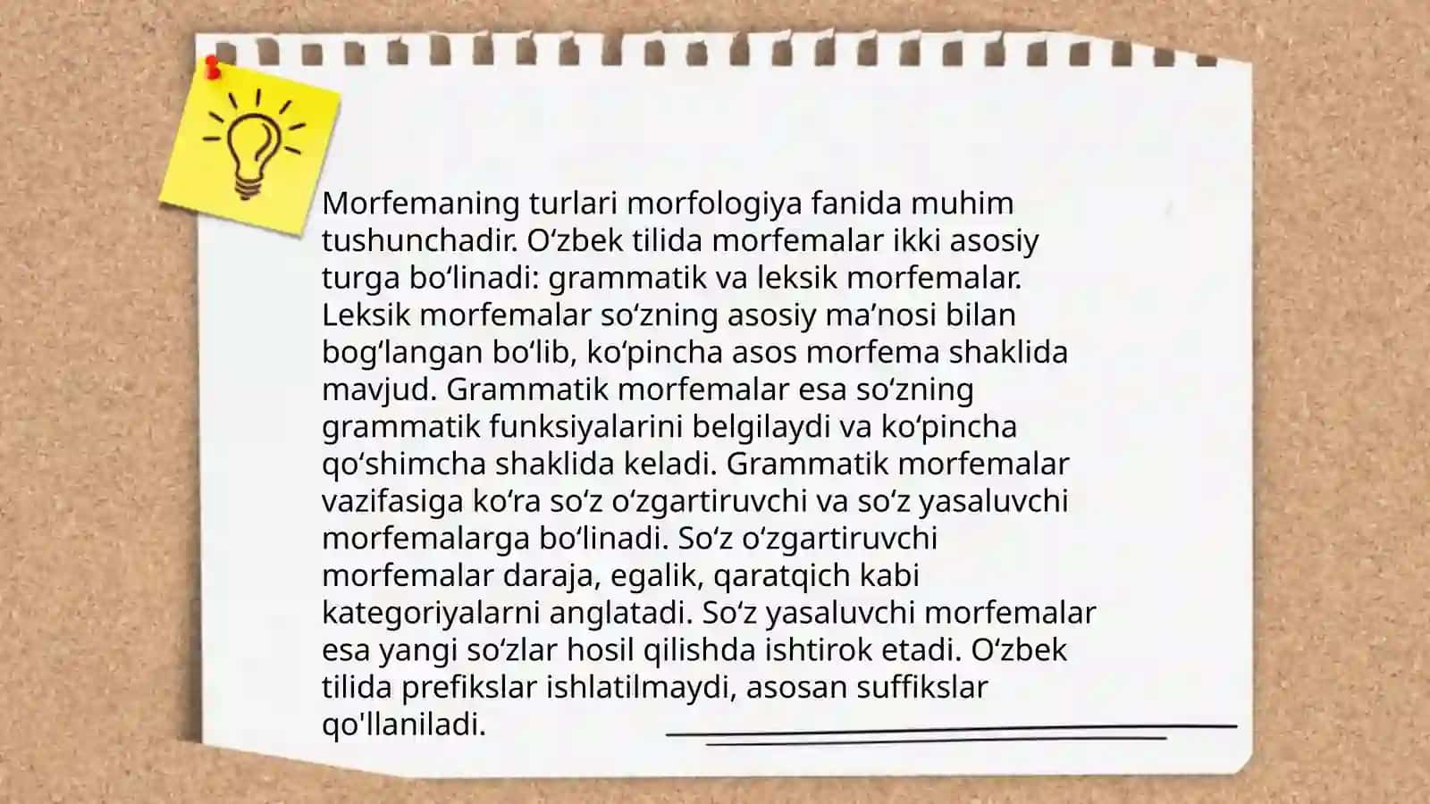 Morfema va uning turlari 4
