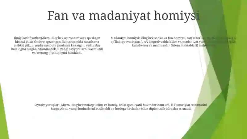 Mirzo Ulugbek Life 4