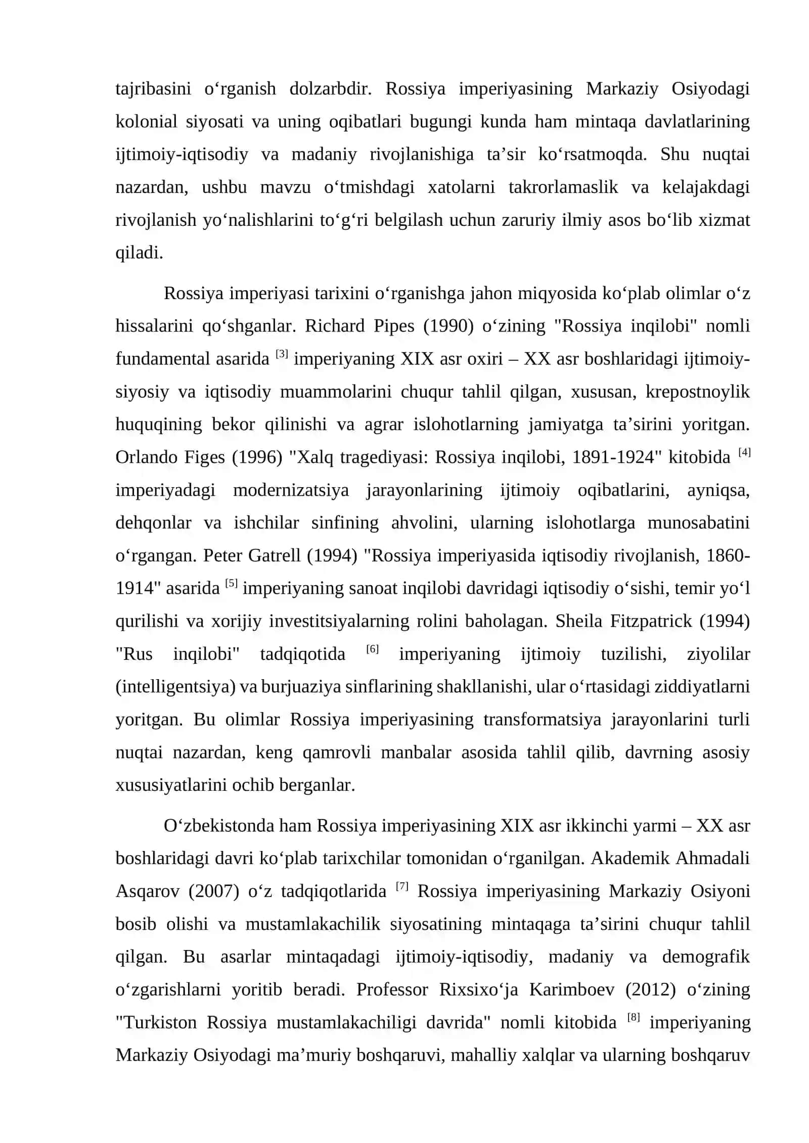 Rossiya imperiyasi XIX asr ikkinchi yarmi - XX asr boshlarida 4