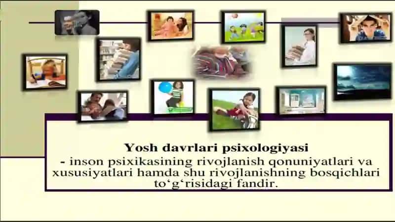 Yosh davrlar psixologiyasi fanidan tayyorlangan taqdimot 4