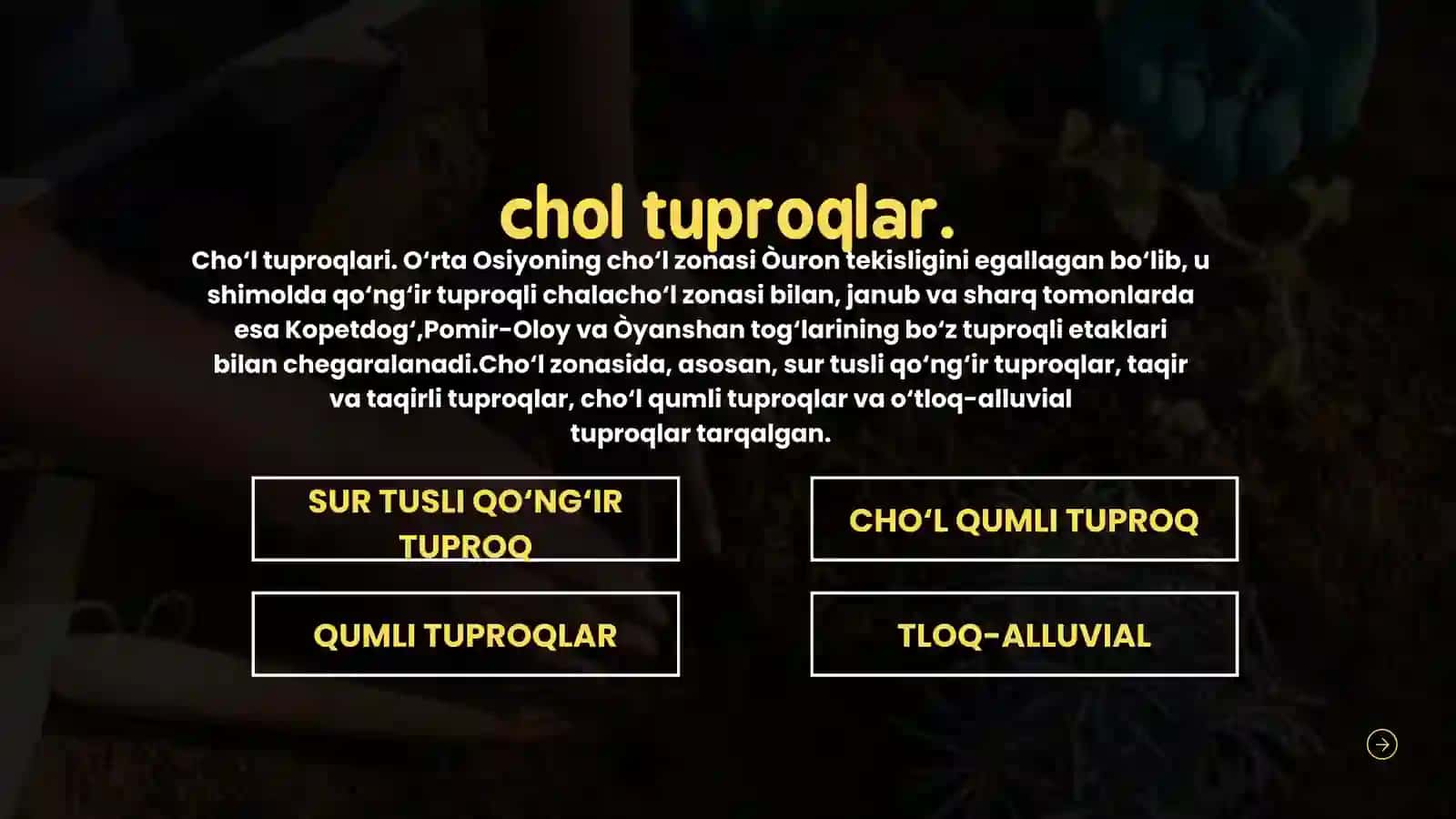 Orta osiyo tuproqlari 4