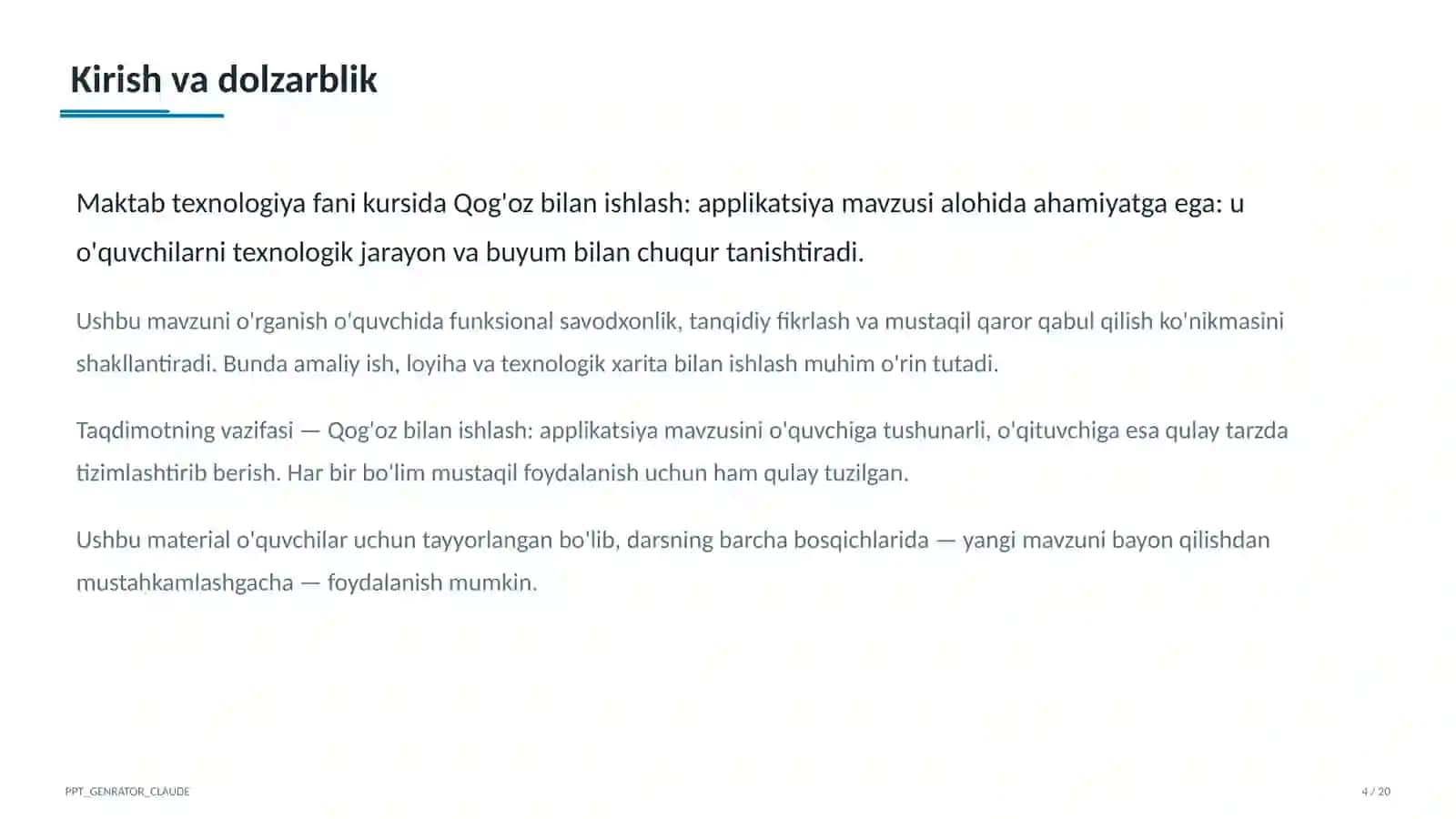 Qog'oz bilan ishlash: applikatsiya (1-sinf) 4