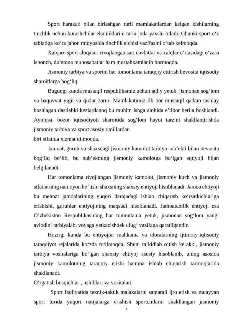 VOLEYBOL OʻYINIDA SHUGʻULLANUVCHILARNING OʻYIN TEXNIKASINI TAKOMILLASHTIRISH VA MAHORATINI OSHIRISH 4