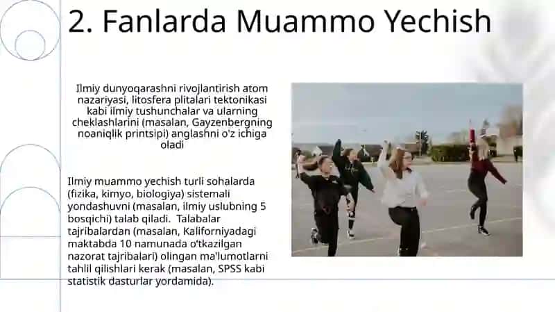 Ilmiy dunyoqarashlarini shakllantirish 4