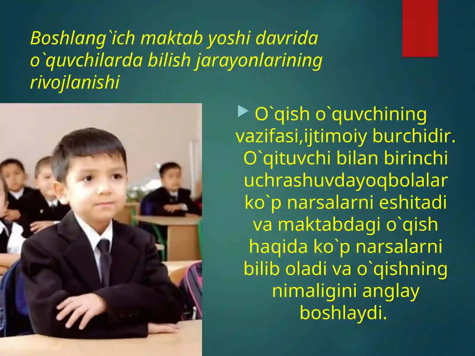 Bolaning maktabga tayyorgarligini psixik xususiyatlari 4