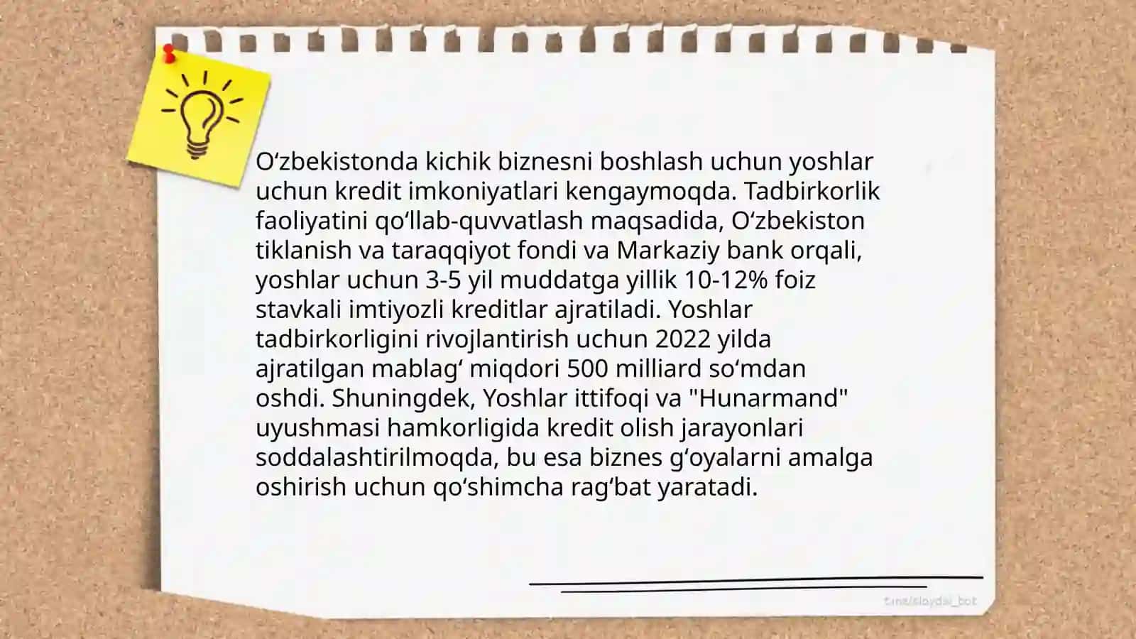 Yosh ishchilar uchun soliq imtiyozlari 4
