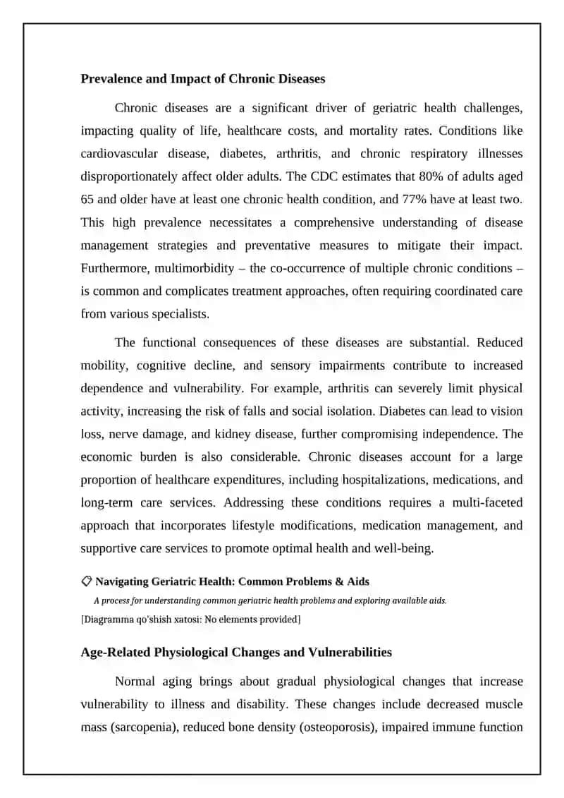 Understanding Geriatric Health: Common Problems & Aids 4