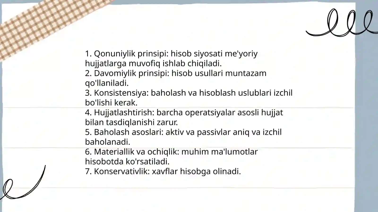Buhgalteriya hisobida hisob siyosati BXMS N°1 4