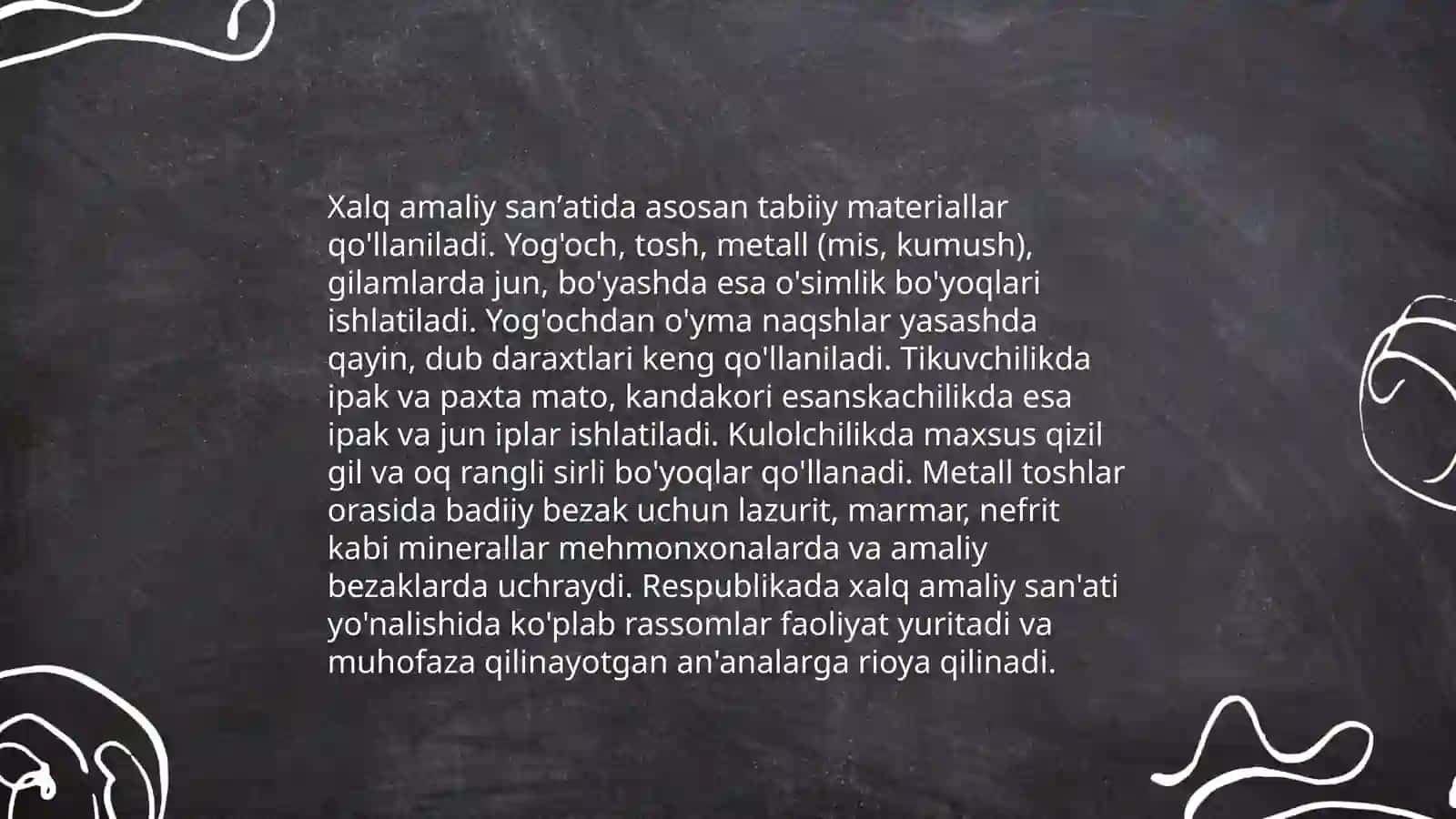 Xalq amaliy sanʼati vositasida ART texnologiyasi va kreativlikni rivojlantirish 4