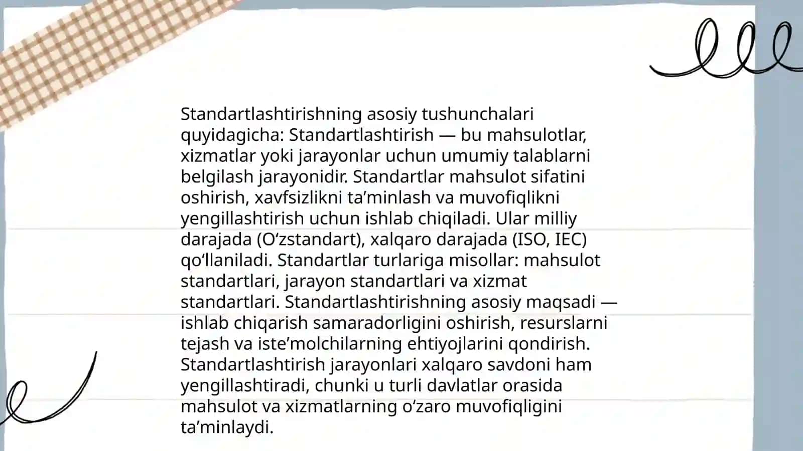 Standartlashtirish asoslari 4