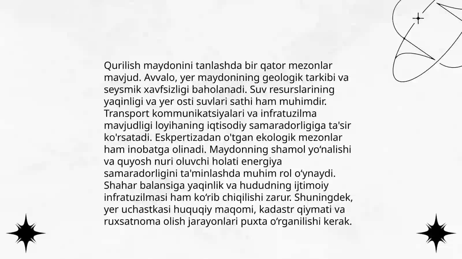 Turar uy joy qurilishida shaharsozlik talablari 4