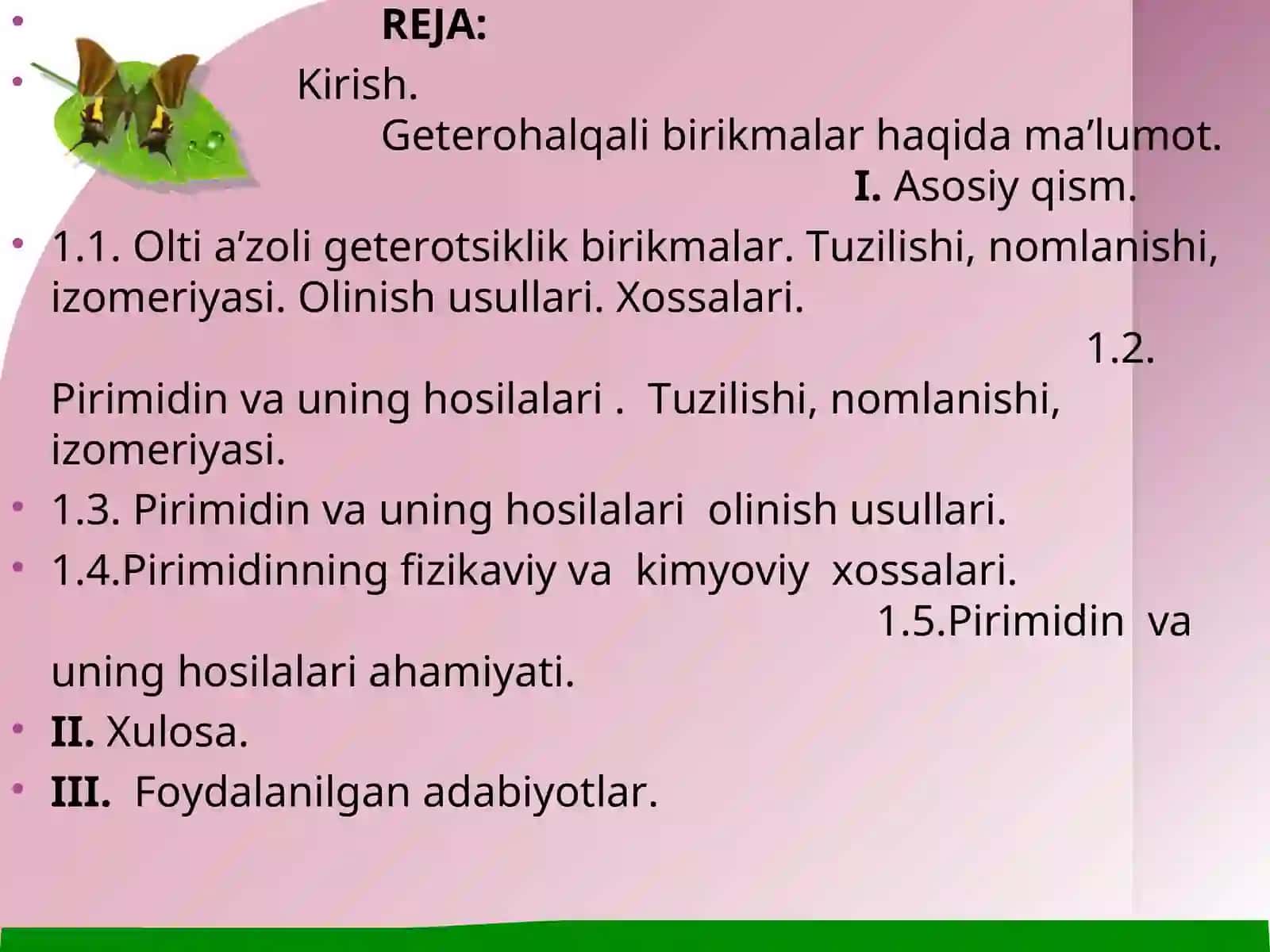 Pirimidin va uning hosilalari 4